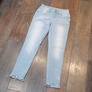 YMI distressed ankle jeans